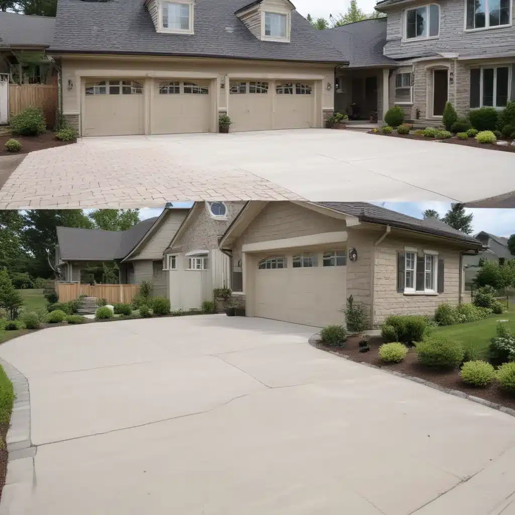 From Drab to Fab: Inexpensive Driveway Makeovers