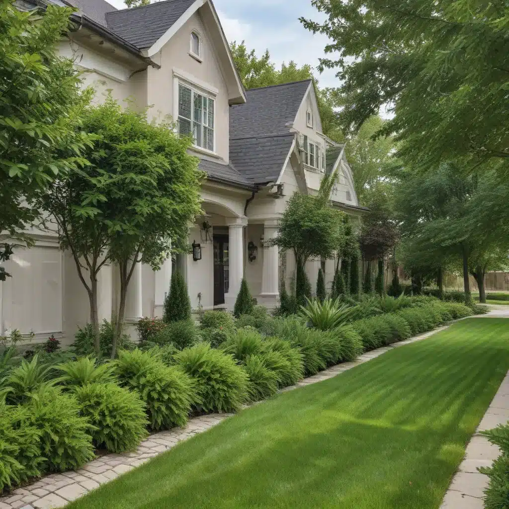 Maximize Privacy With Lush Landscaping Bordering Your Driveway