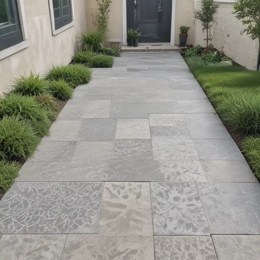 Reimagine Your Outdoor Space With Stenciled Concrete