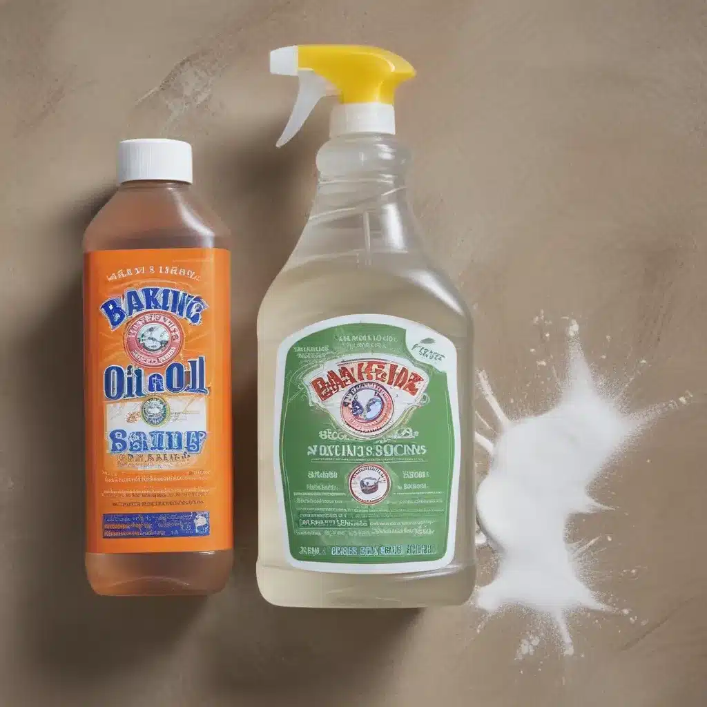 Tackle Oil Stains Head-On With Baking Soda And Dish Soap