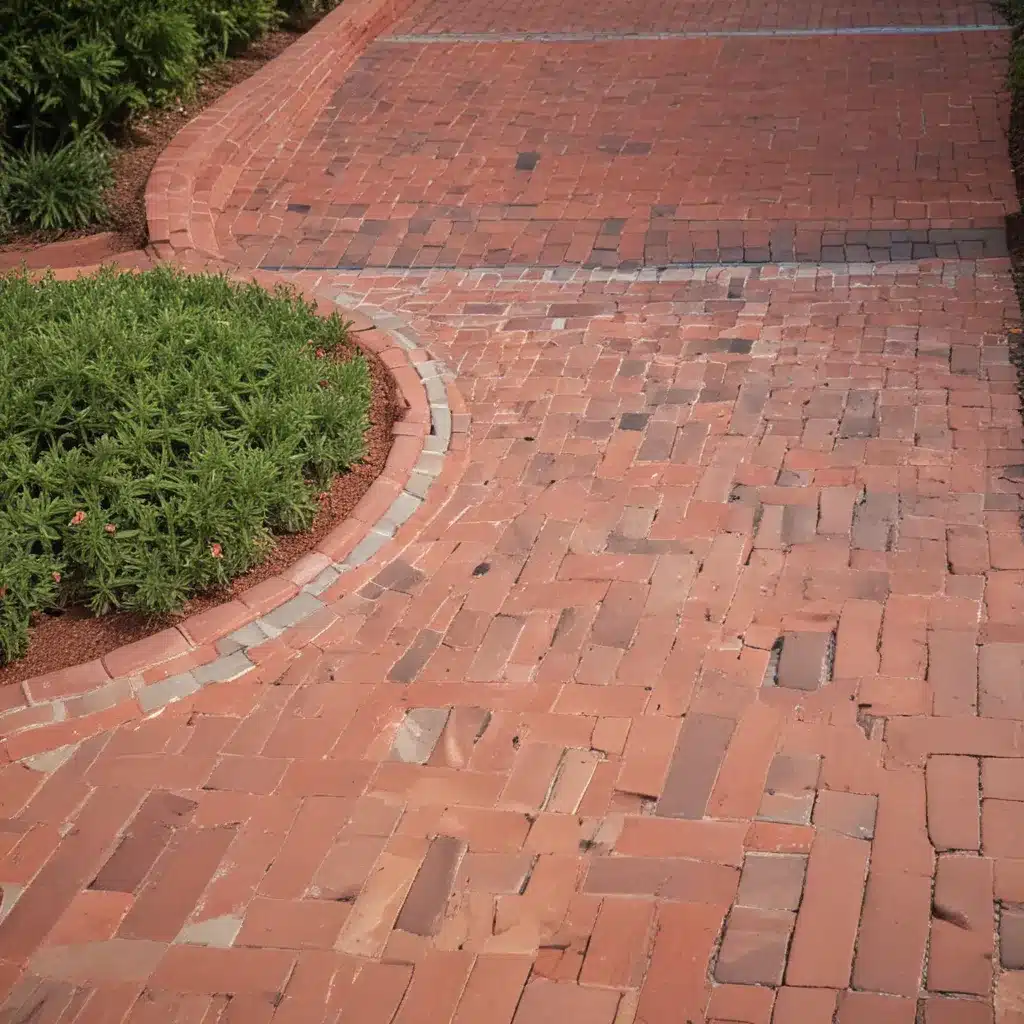 Warm Up Your Landscape With A Fiery Brick Driveway